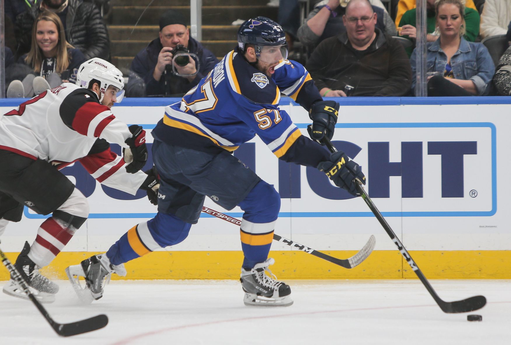 Blues take on the Coyotes